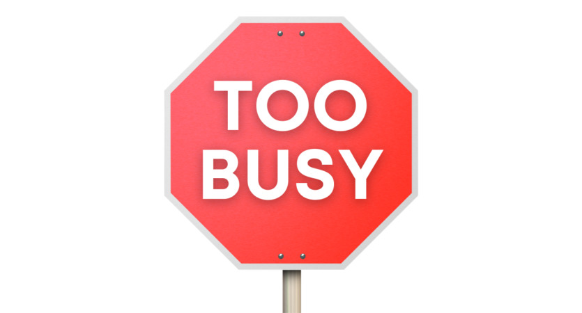 image of what does the word ‘Busy’ mean to you?